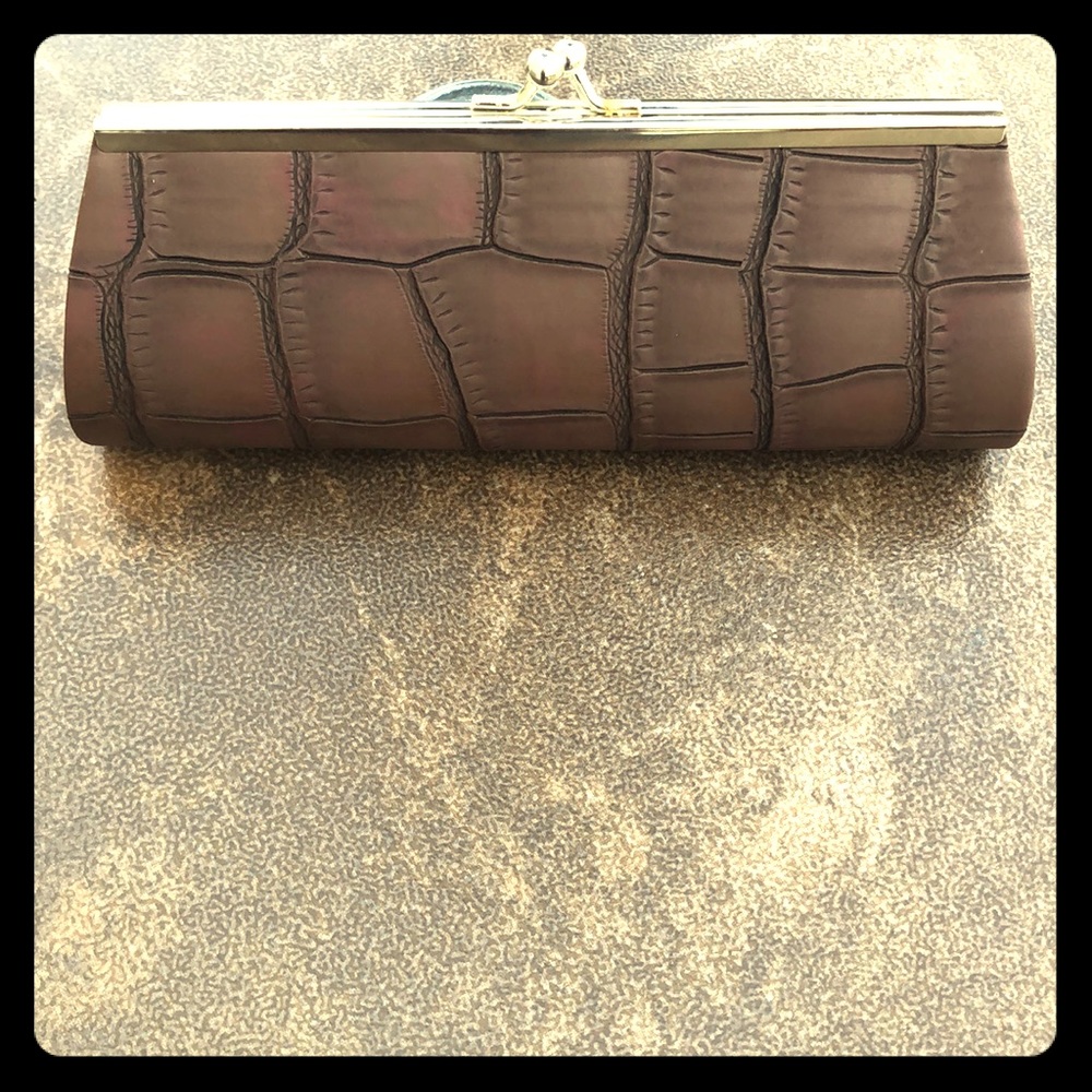 Faux Leather Clutch